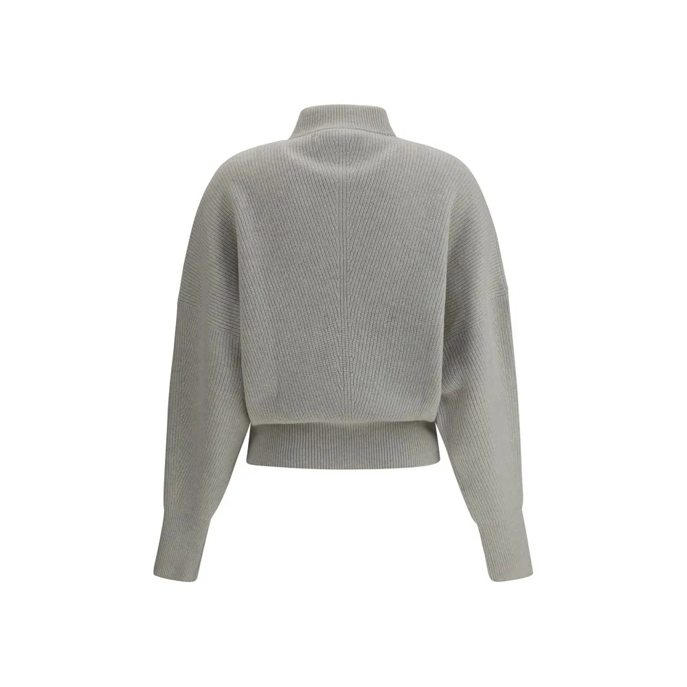 Cardigan femme en laine côtelée SA SU PHI