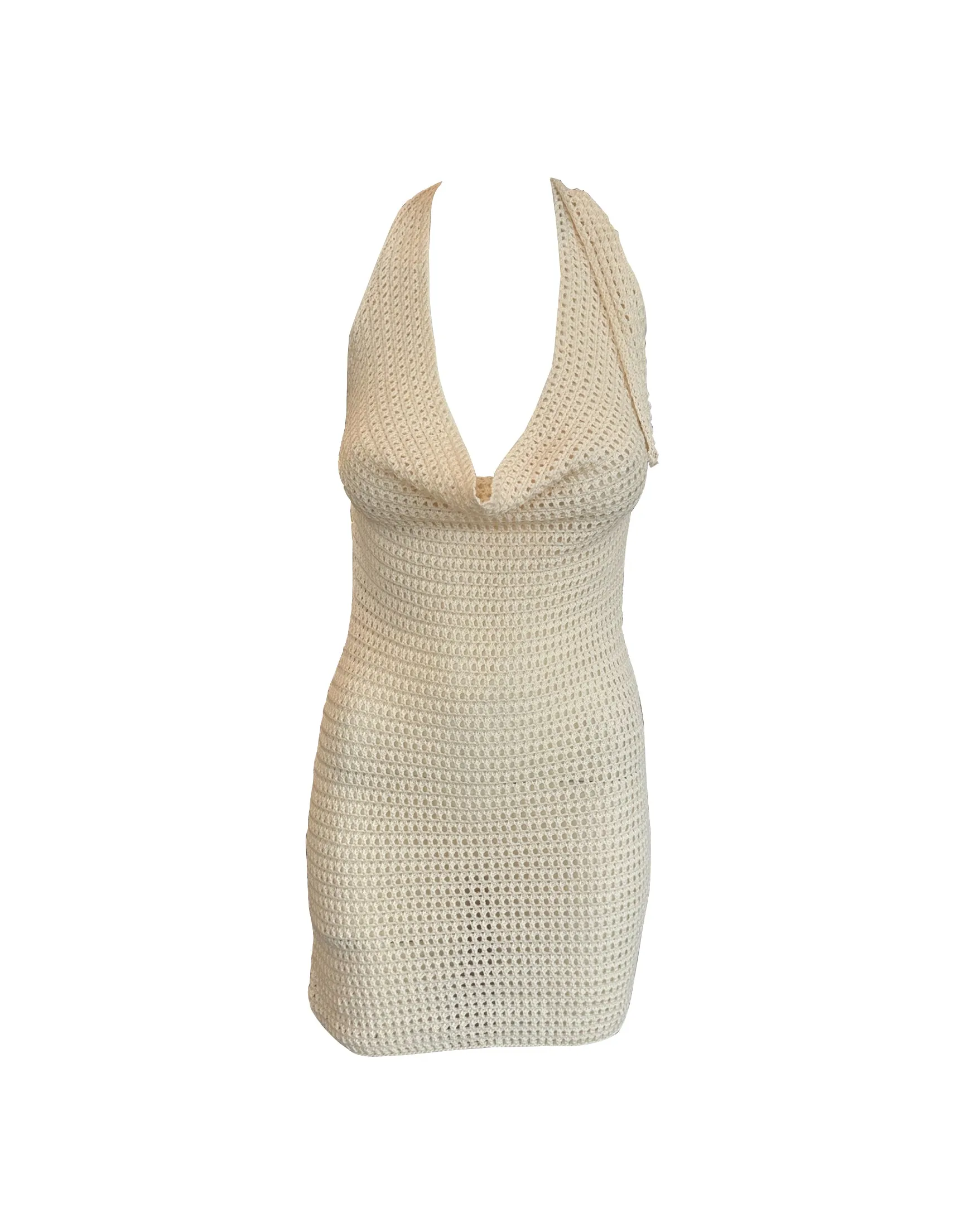 ROBE MINI CROCHET SANTORINI