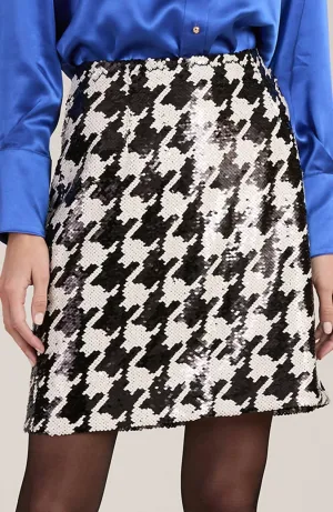 Jupe Chelsea à Paillettes Noir/Blanc