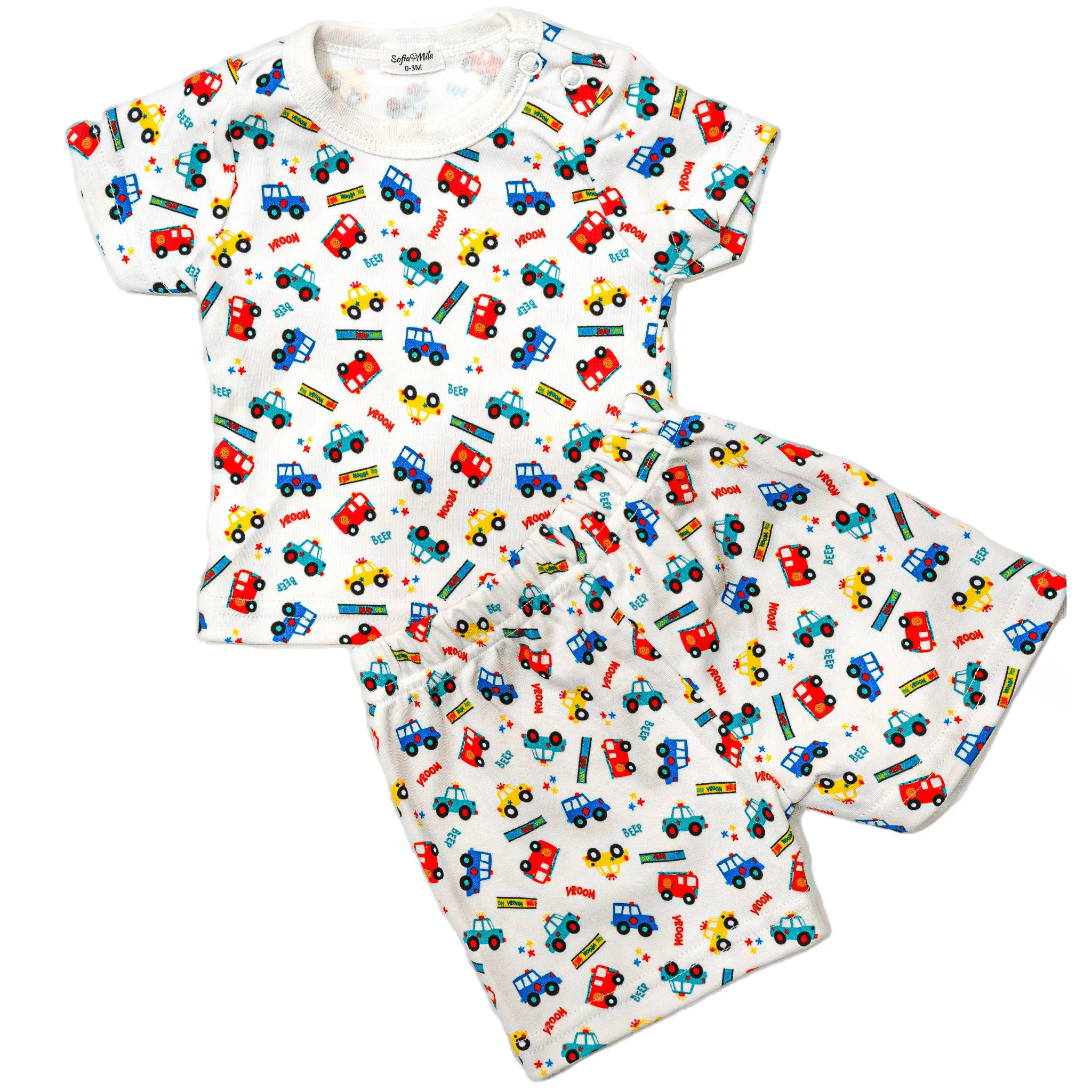 Ensemble T-shirt à manches courtes et short pour bébé et tout-petit