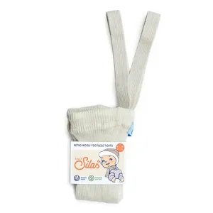 Collants sans pieds Silly Silas Wooly avec bretelles - Mélange crème Bébé/Enfant_Silly-Silas