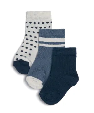 Chaussettes (Lot de 3) - Bleu
