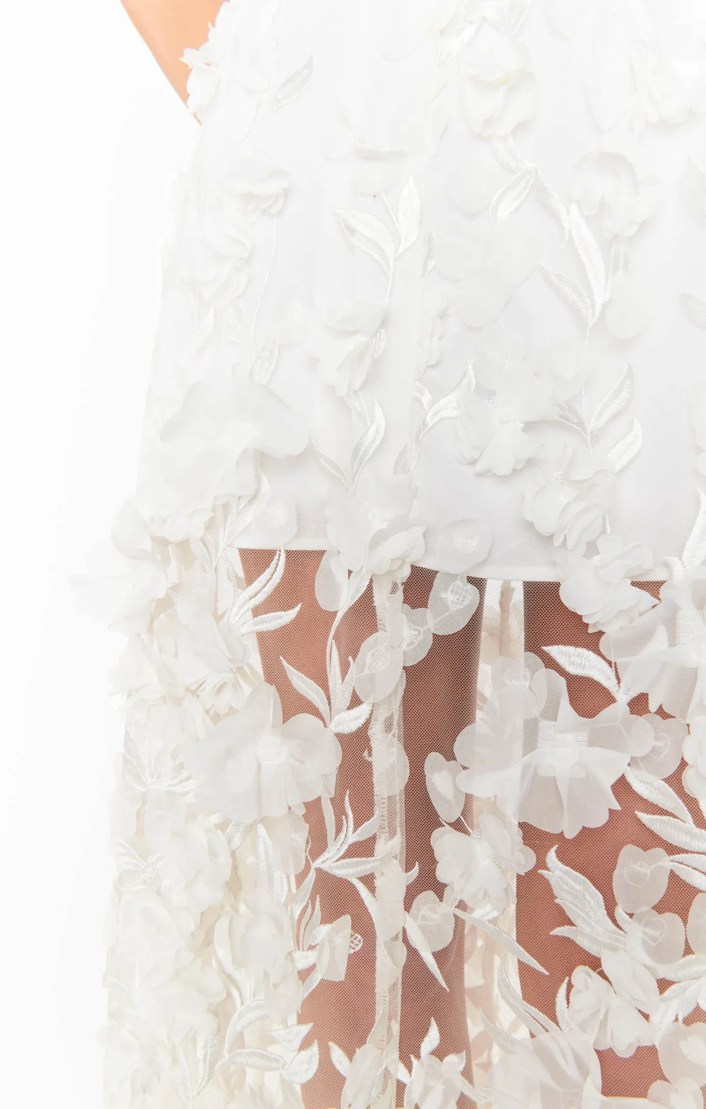 Robe Stéphanie ~ Broderie Florale 3D