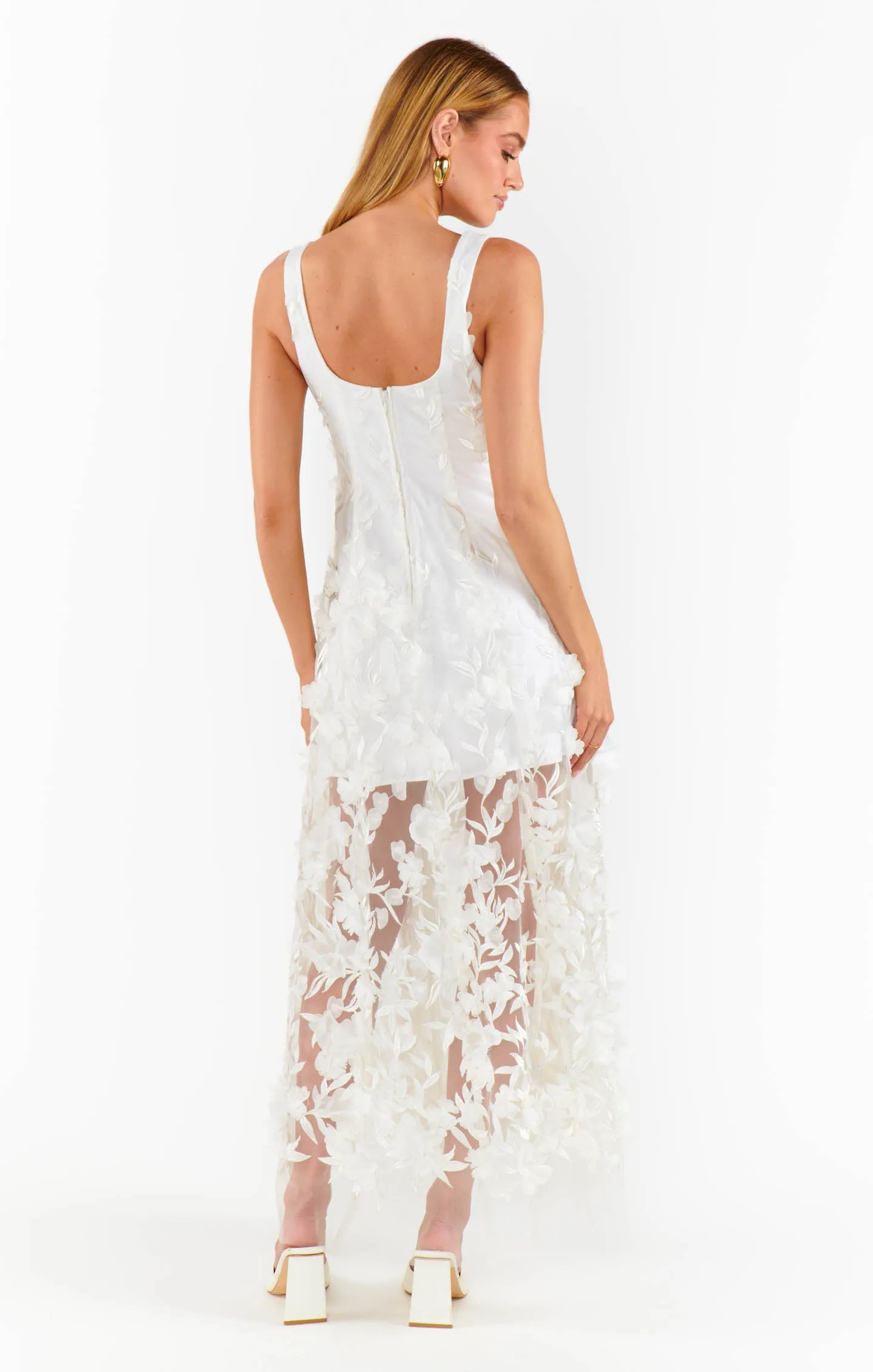 Robe Stéphanie ~ Broderie Florale 3D