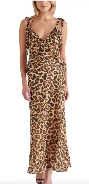 Robe maxi Steve Madden en léopard