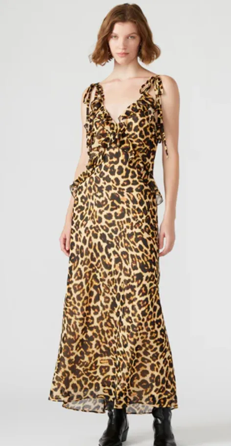 Robe maxi Steve Madden en léopard