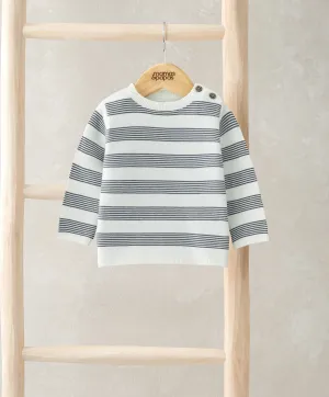Pull à rayures tricoté