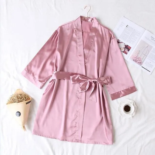 Robe de Kimono d'Été pour le Sommeil