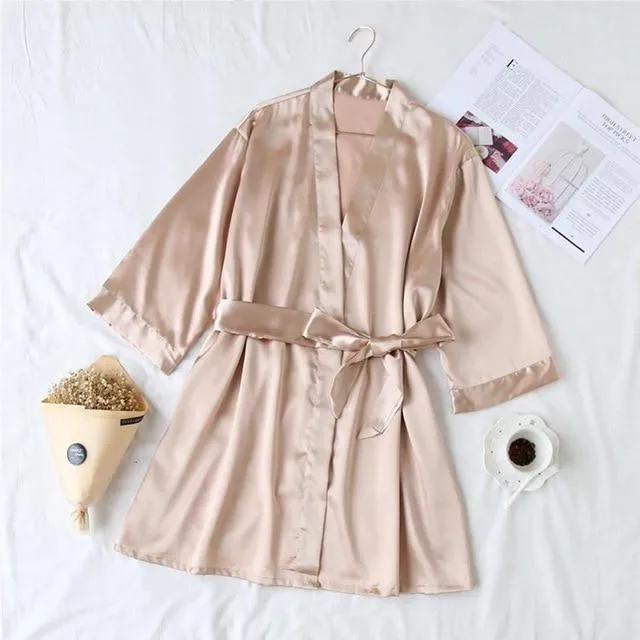 Robe de Kimono d'Été pour le Sommeil