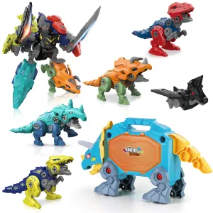 Jouet Dinosaure à Démontage avec Grande Boîte à Outils