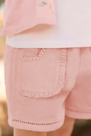 Tartine Et Chocolat Garçons Filles BÉBÉ JARDIN D'ÉTÉ SHORT 2 - Pivoine