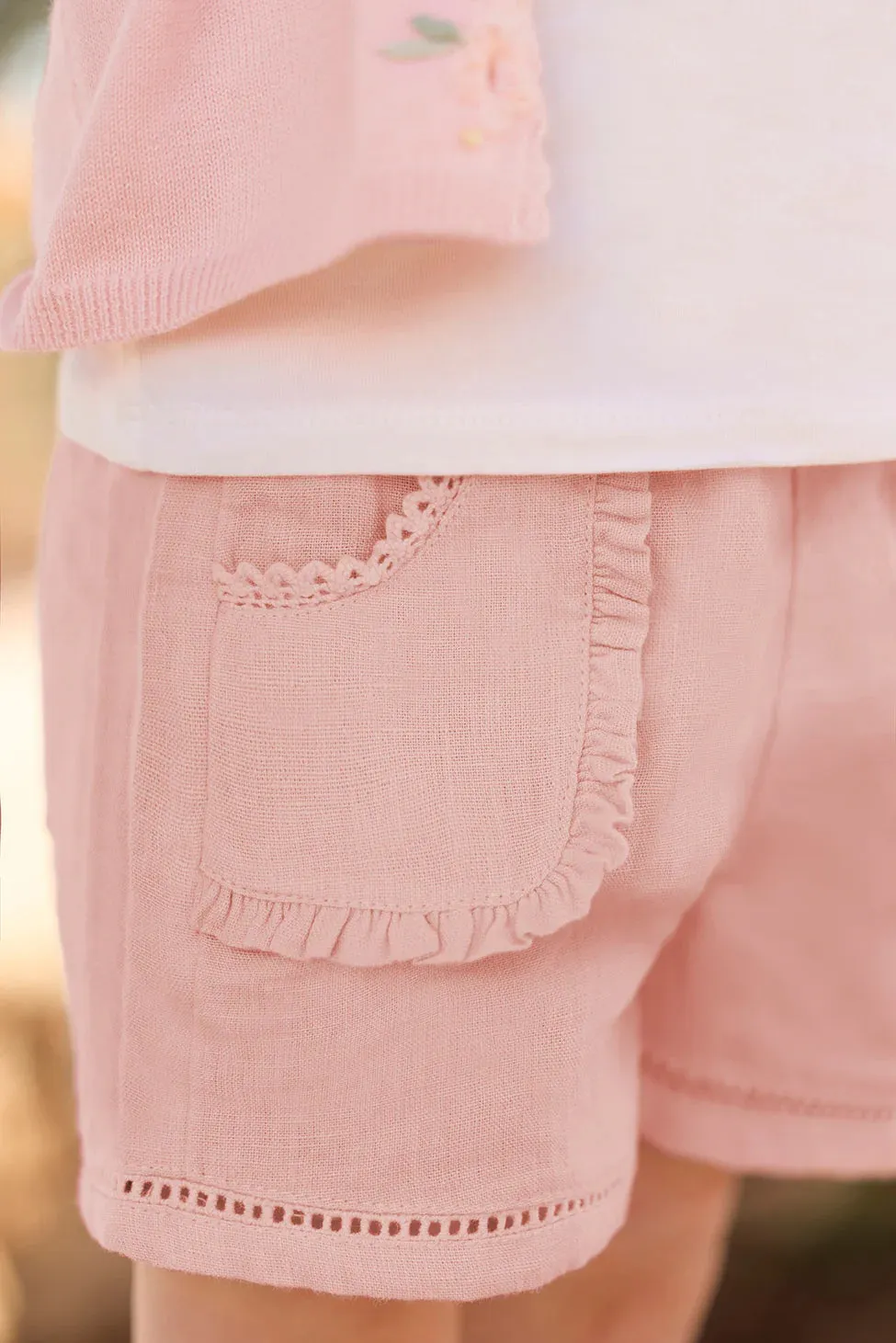 Tartine Et Chocolat Garçons Filles BÉBÉ JARDIN D'ÉTÉ SHORT 2 - Pivoine