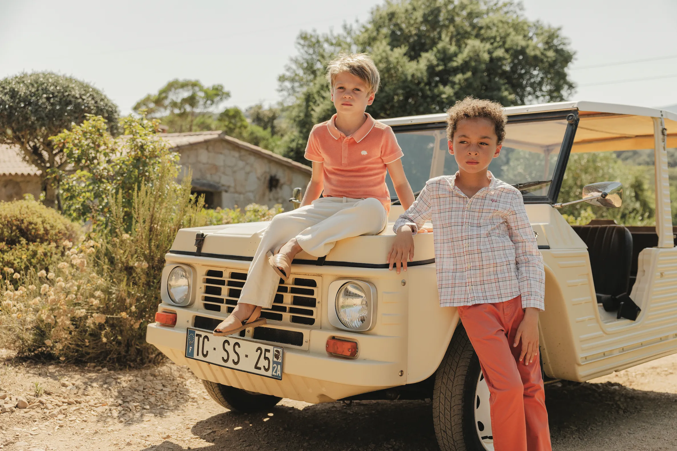 Tartine Et Chocolat Polo Petit Cowboy Bébé Garçon Fille 1 - Orange