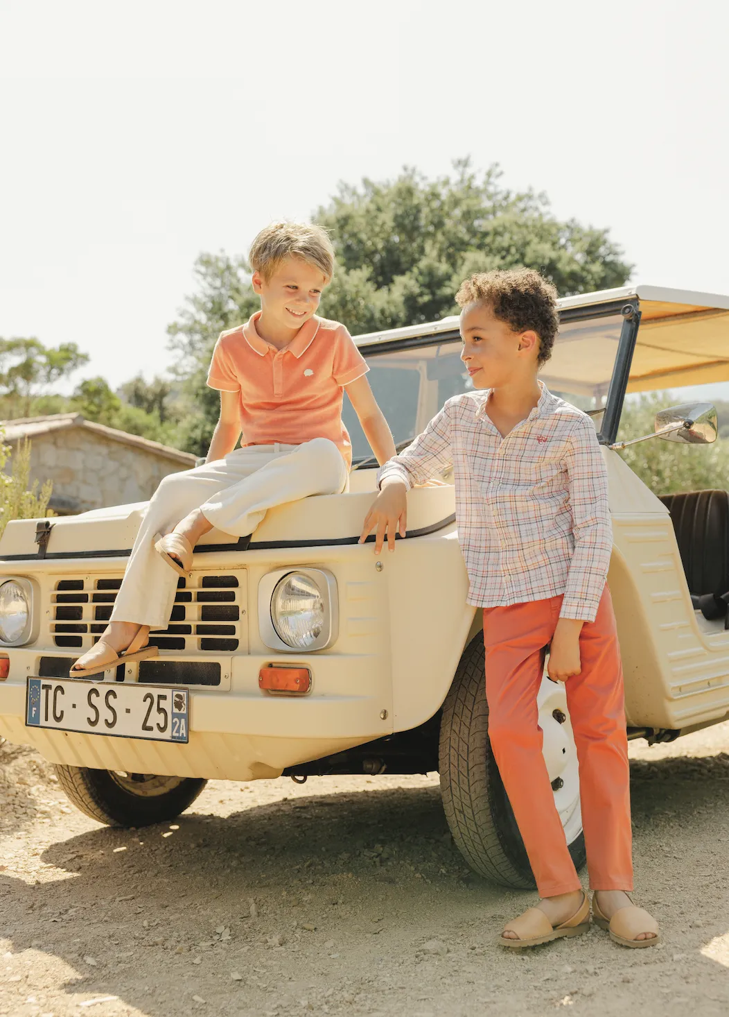 Tartine Et Chocolat Polo Petit Cowboy Bébé Garçon Fille 1 - Orange