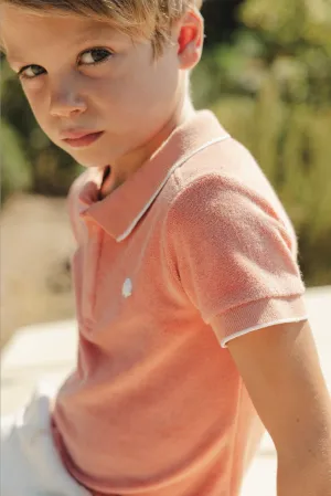 Tartine Et Chocolat Polo Petit Cowboy Bébé Garçon Fille 1 - Orange