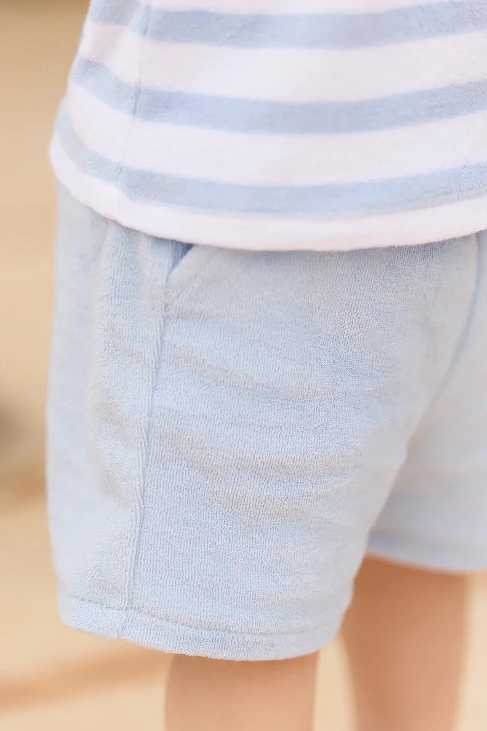 Tartine Et Chocolat Garçons Filles BÉBÉ SOUS L'OCÉAN SHORT 9 - Bleu lavé