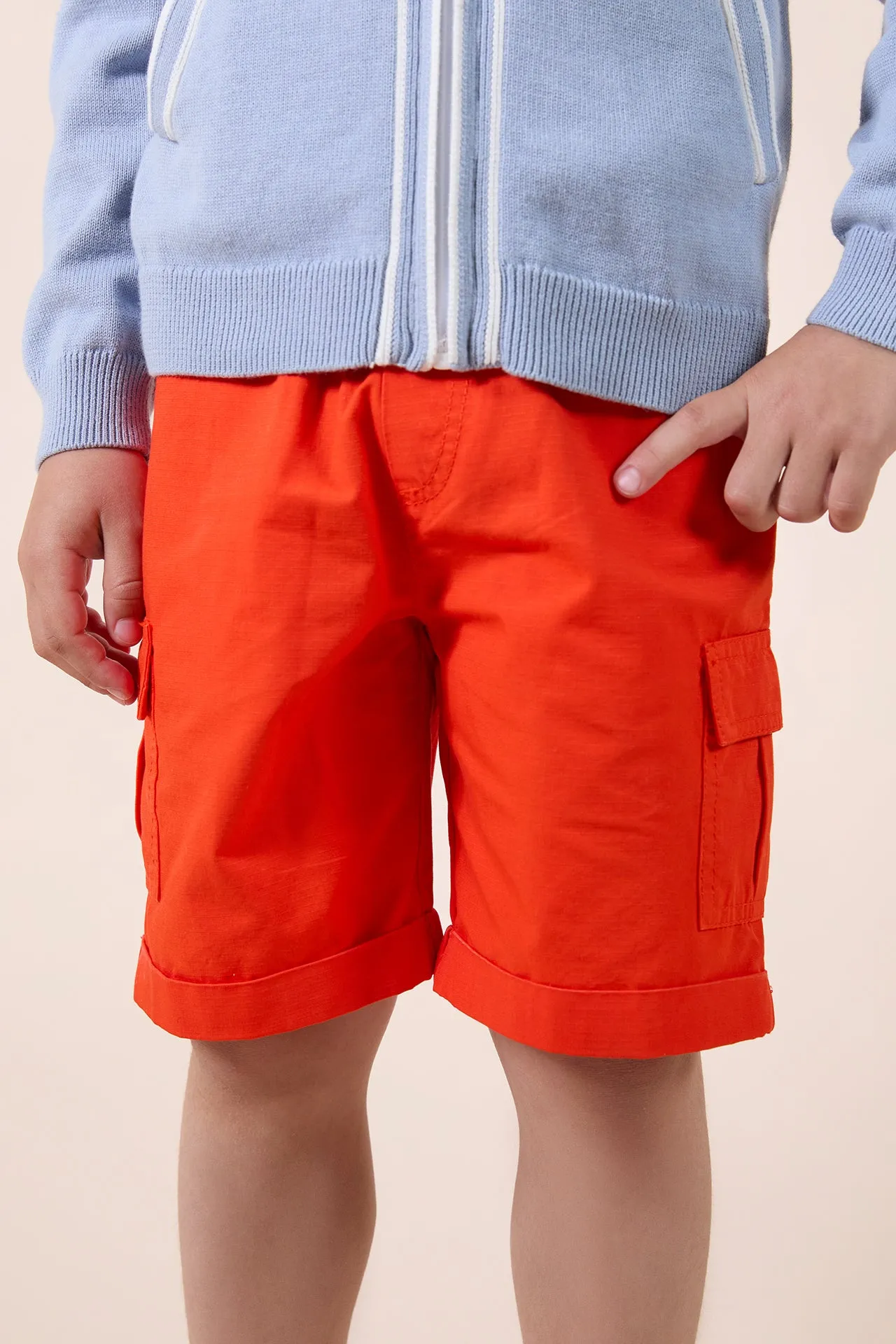 Tartine Et Chocolat Garçons Filles SHORT AVENTURE URBAINE 7BIS - Orange épicé