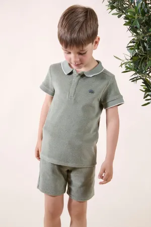 Tartine Et Chocolat Garçons Filles EXPLORATEUR EN HERBE SHORT9BIS - Fougère