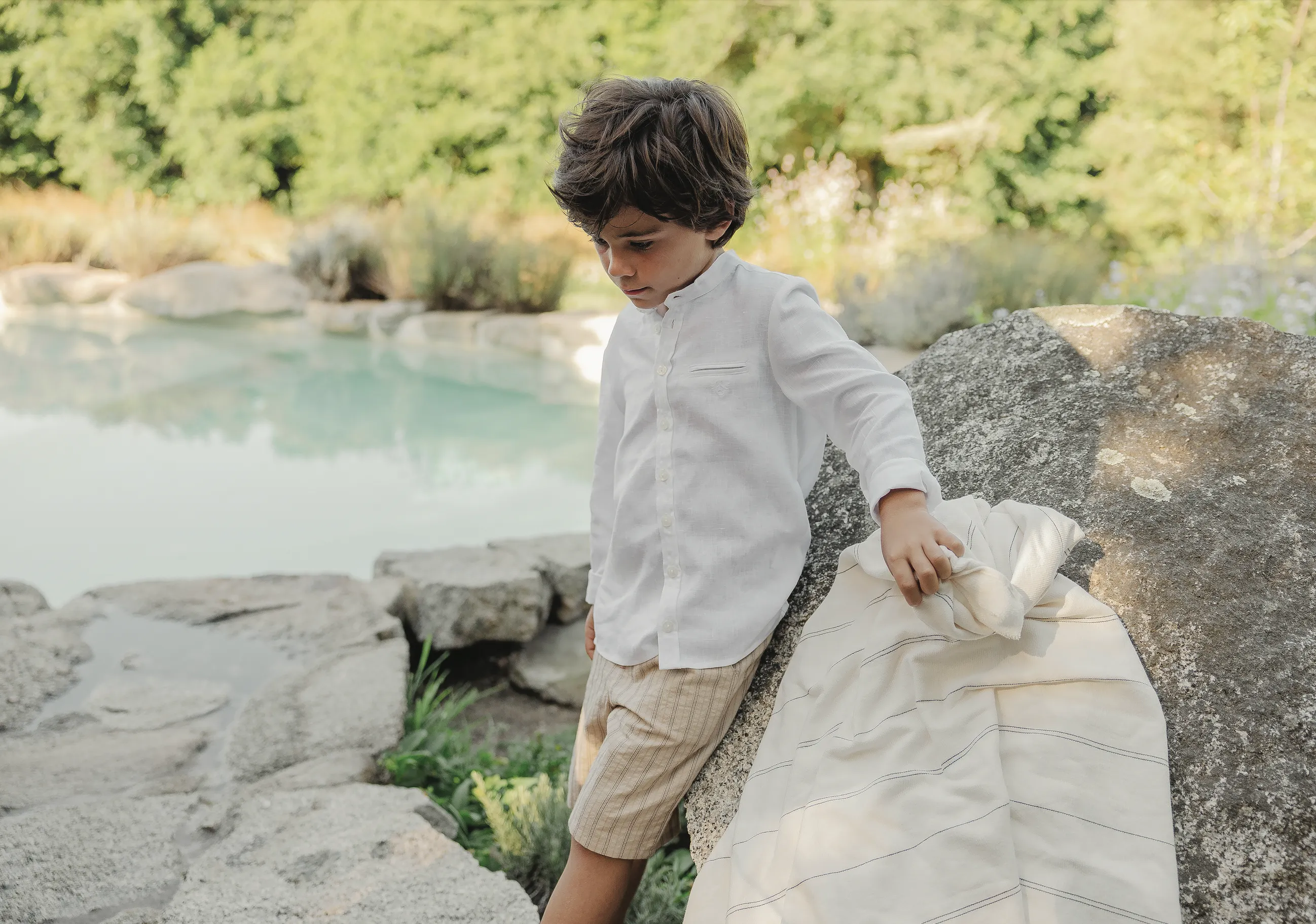 Tartine Et Chocolat Garçons Filles PETIT COWBOY SHORT16BIS - Ocre