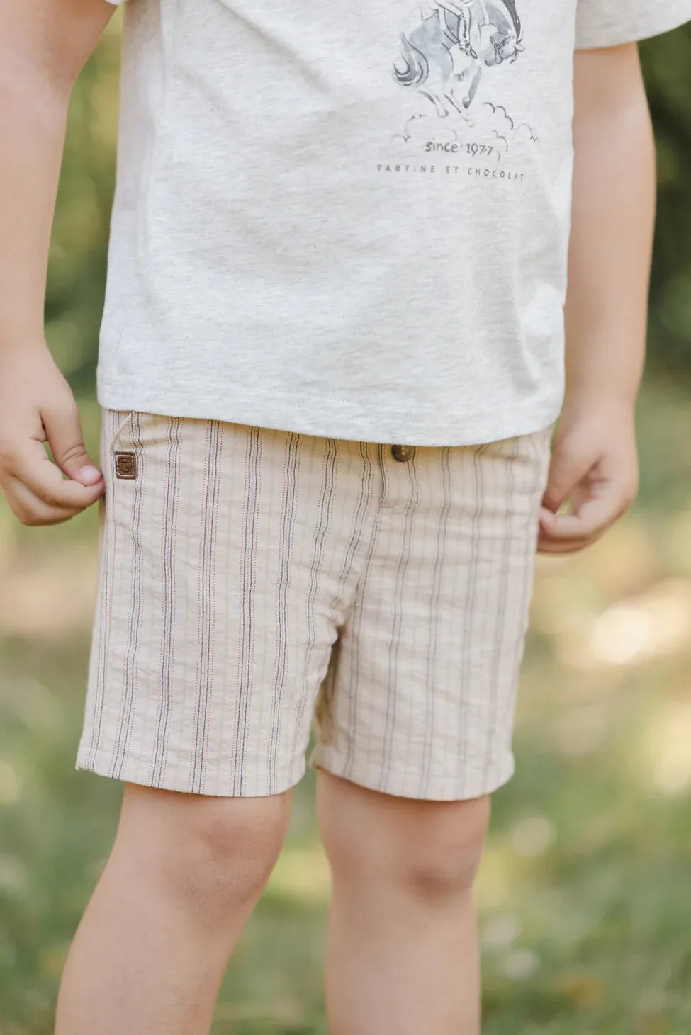 Tartine Et Chocolat Garçons Filles PETIT COWBOY SHORT16BIS - Ocre