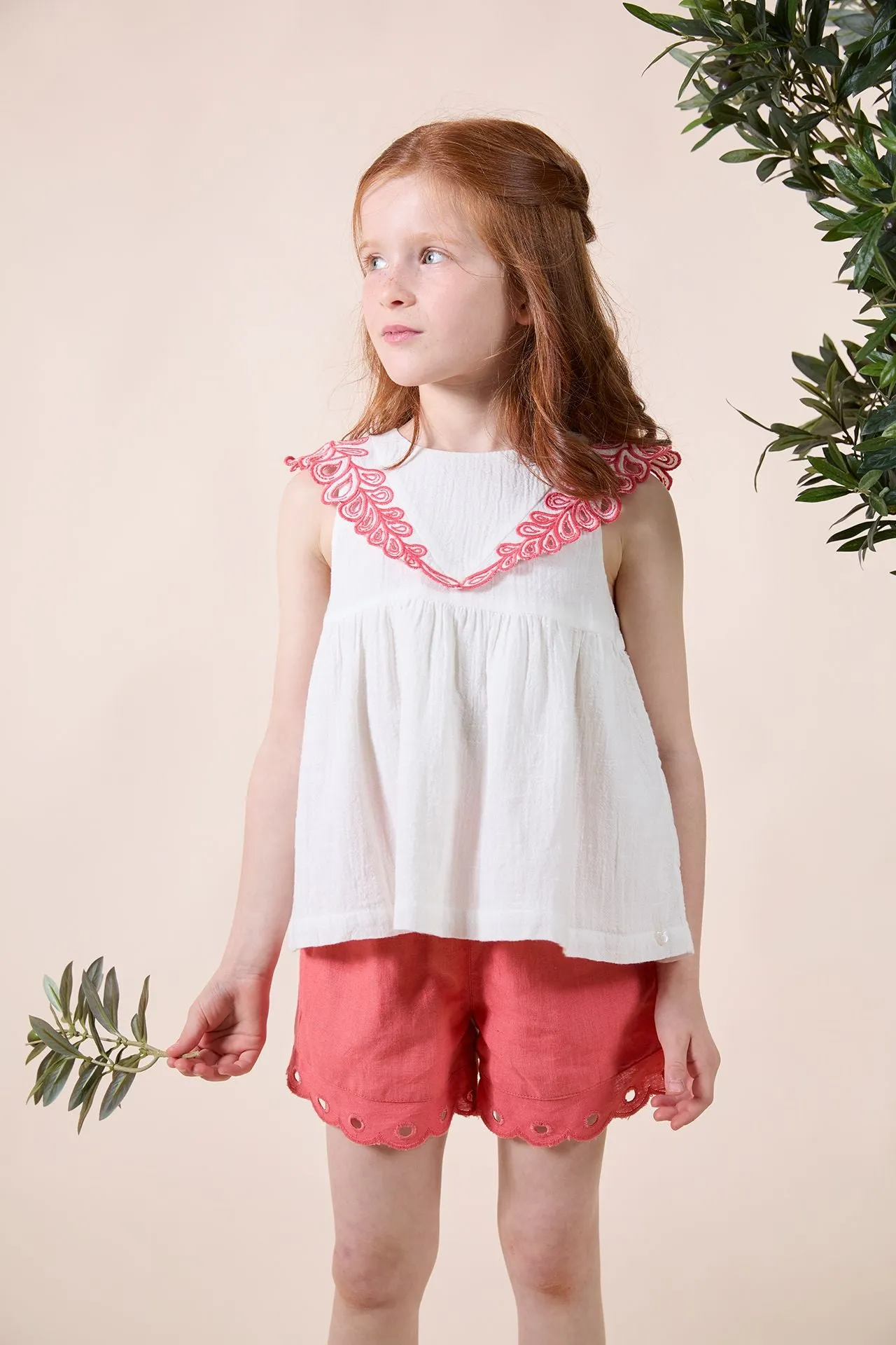 Tartine Et Chocolat Garçons Filles TRÉSOR D'ÉTÉ SHORT - corail