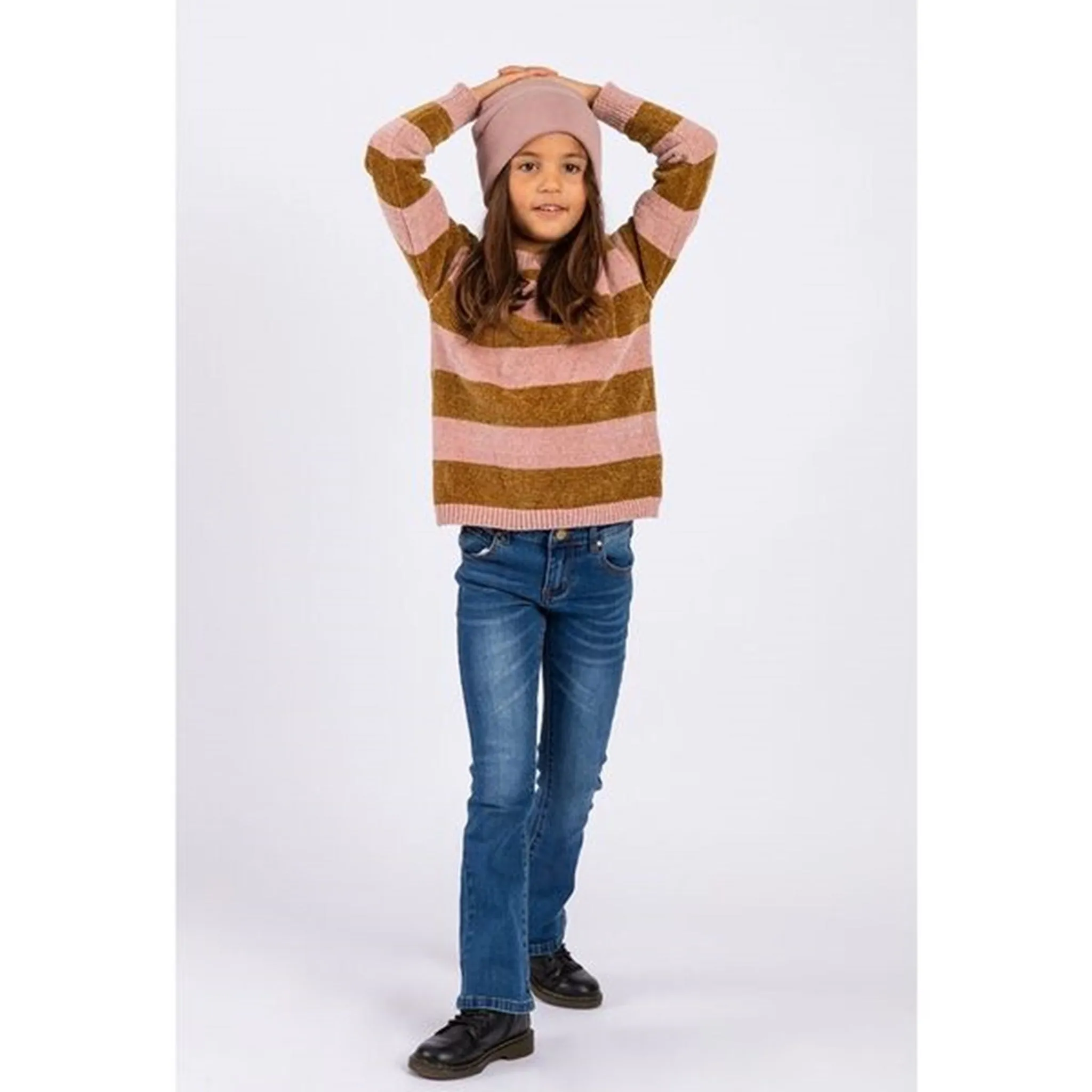 Le Nouveau Jean Évasé en Denim Bleu pour Bébés et Enfants_The-New