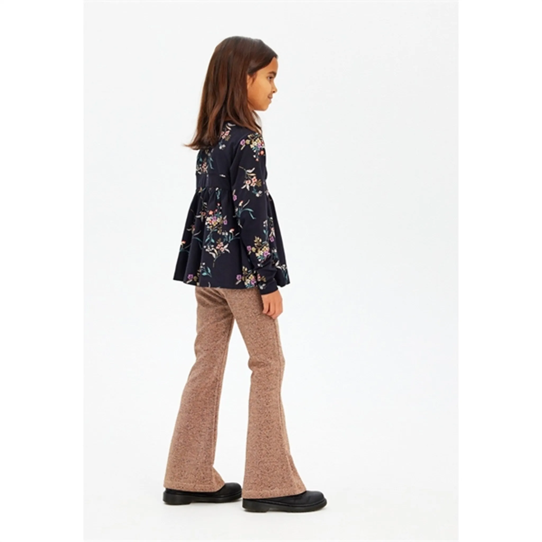 Le Pantalon Évasé Babykids The-New à Paillettes Dorées
