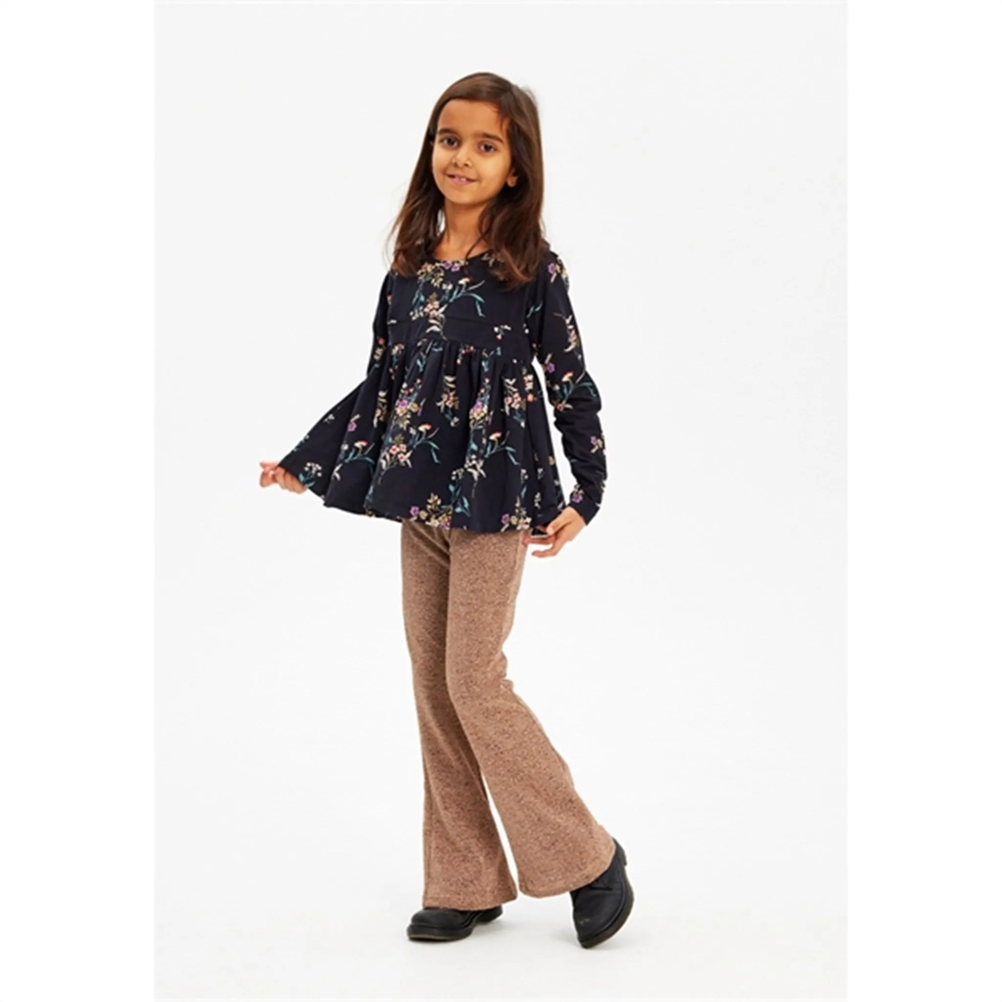 Le Pantalon Évasé Babykids The-New à Paillettes Dorées