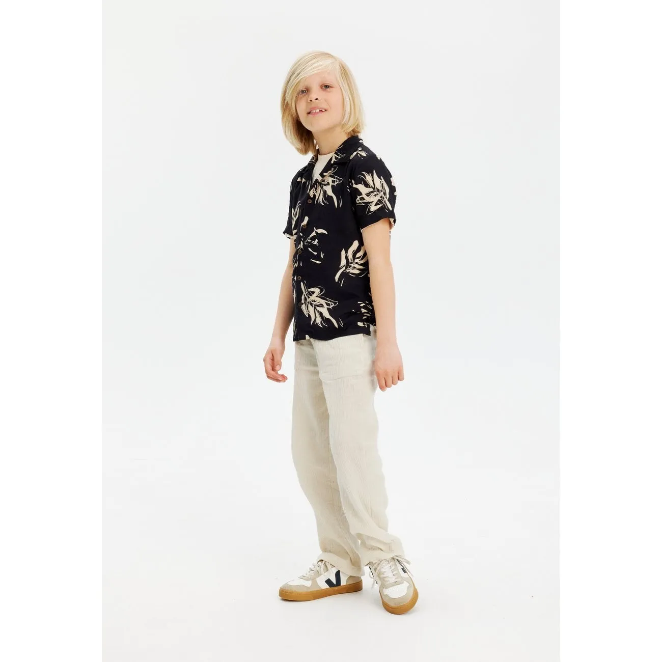 Le Nouveau Pantalon UNI Faisa en Flocons d'Avoine BébéEnfant_The-New