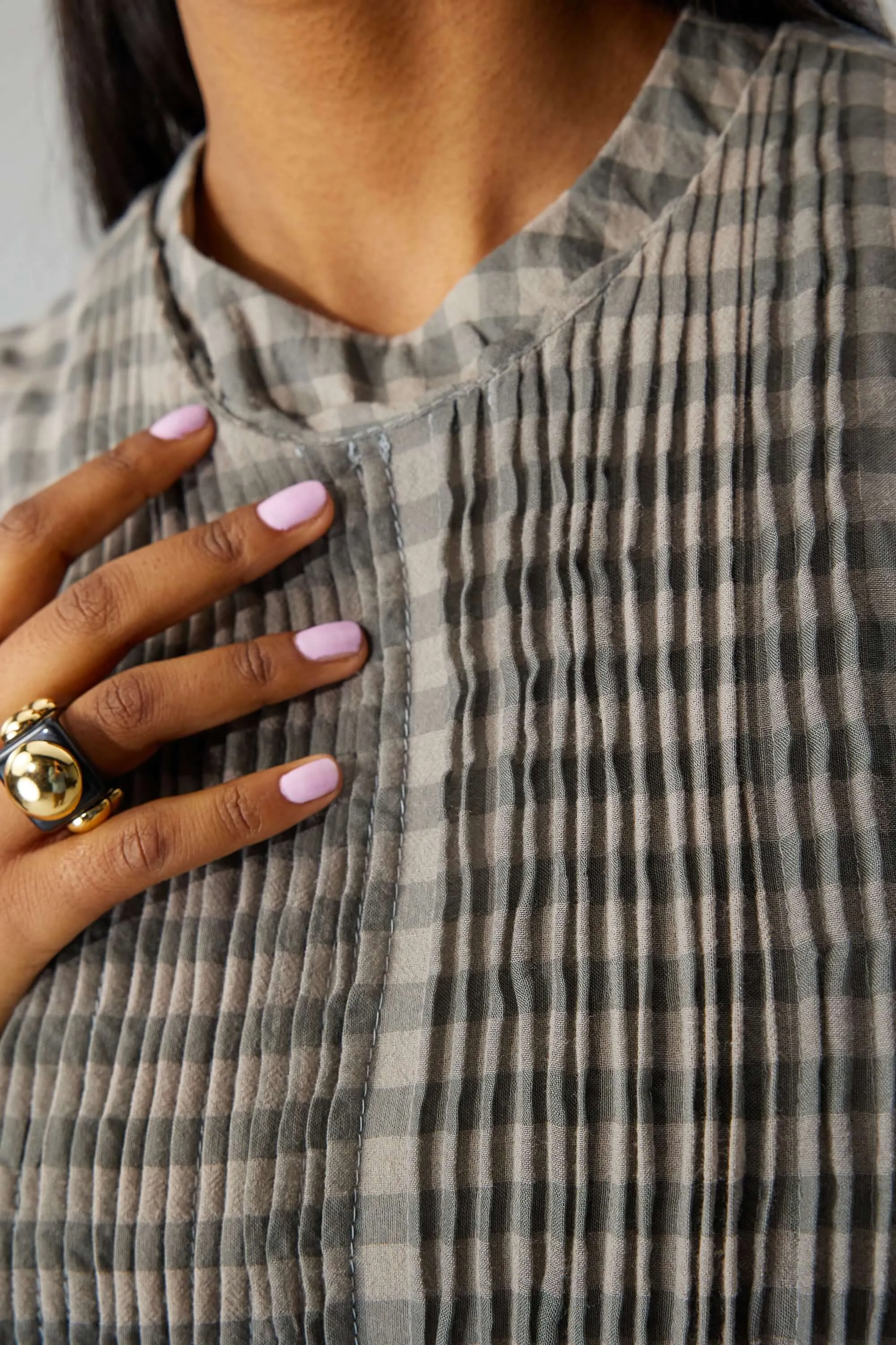 Robe Thelma en vichy Highway