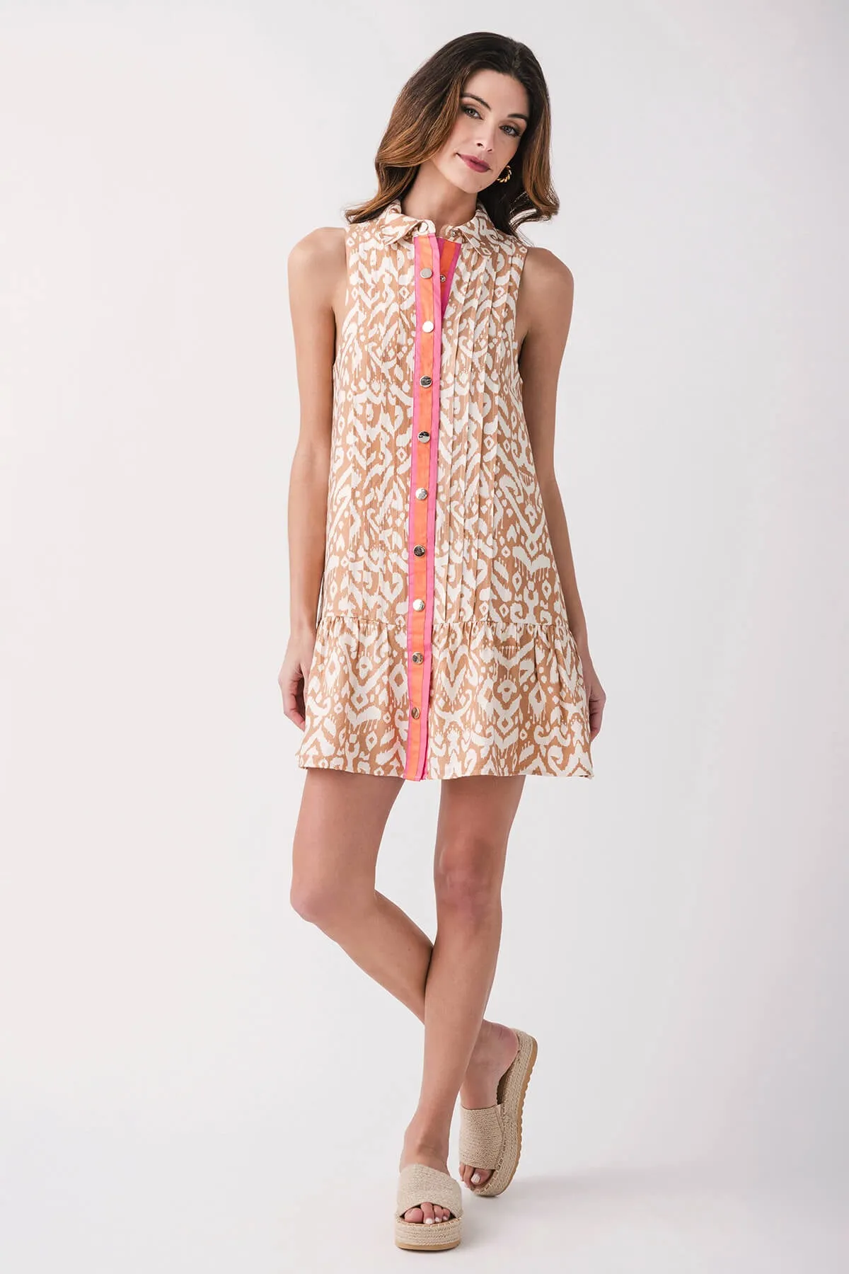 Robe imprimée sans manches THML