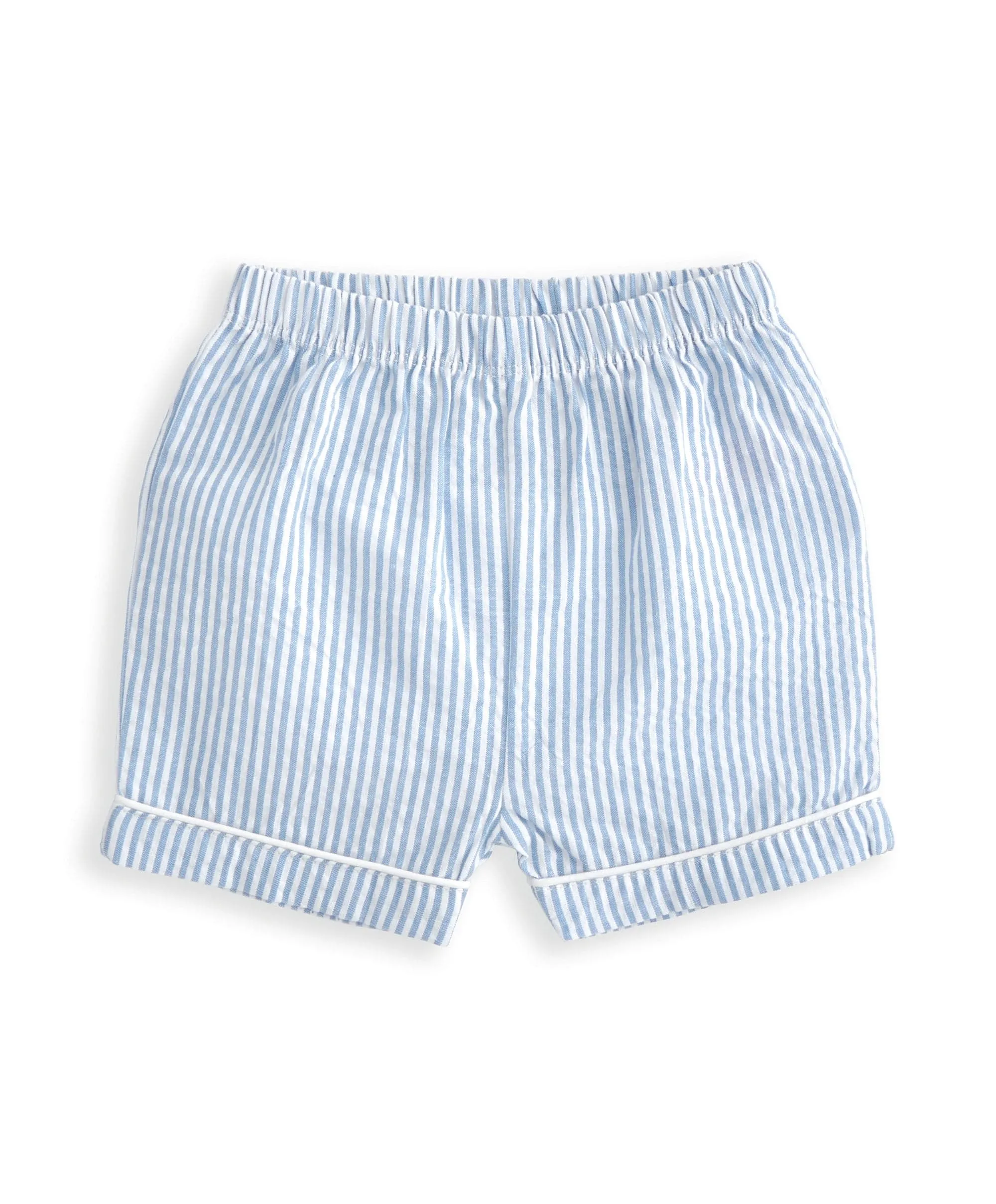 Ensemble Haut & Short (2 Pièces) - Rayures Bleues