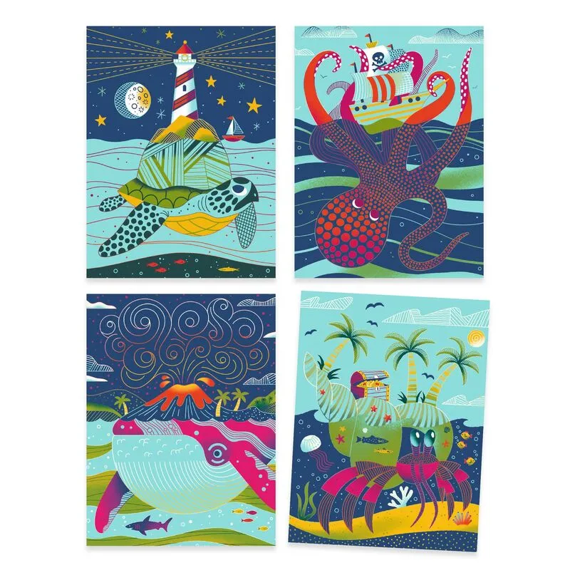 Cartes à Gratter Sens Dessus Dessous
