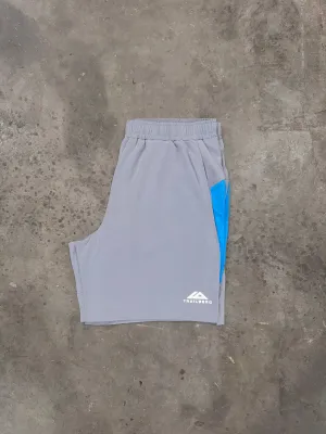 Trailberg Cloud SS25 Short - Gris / Bleu Atomique