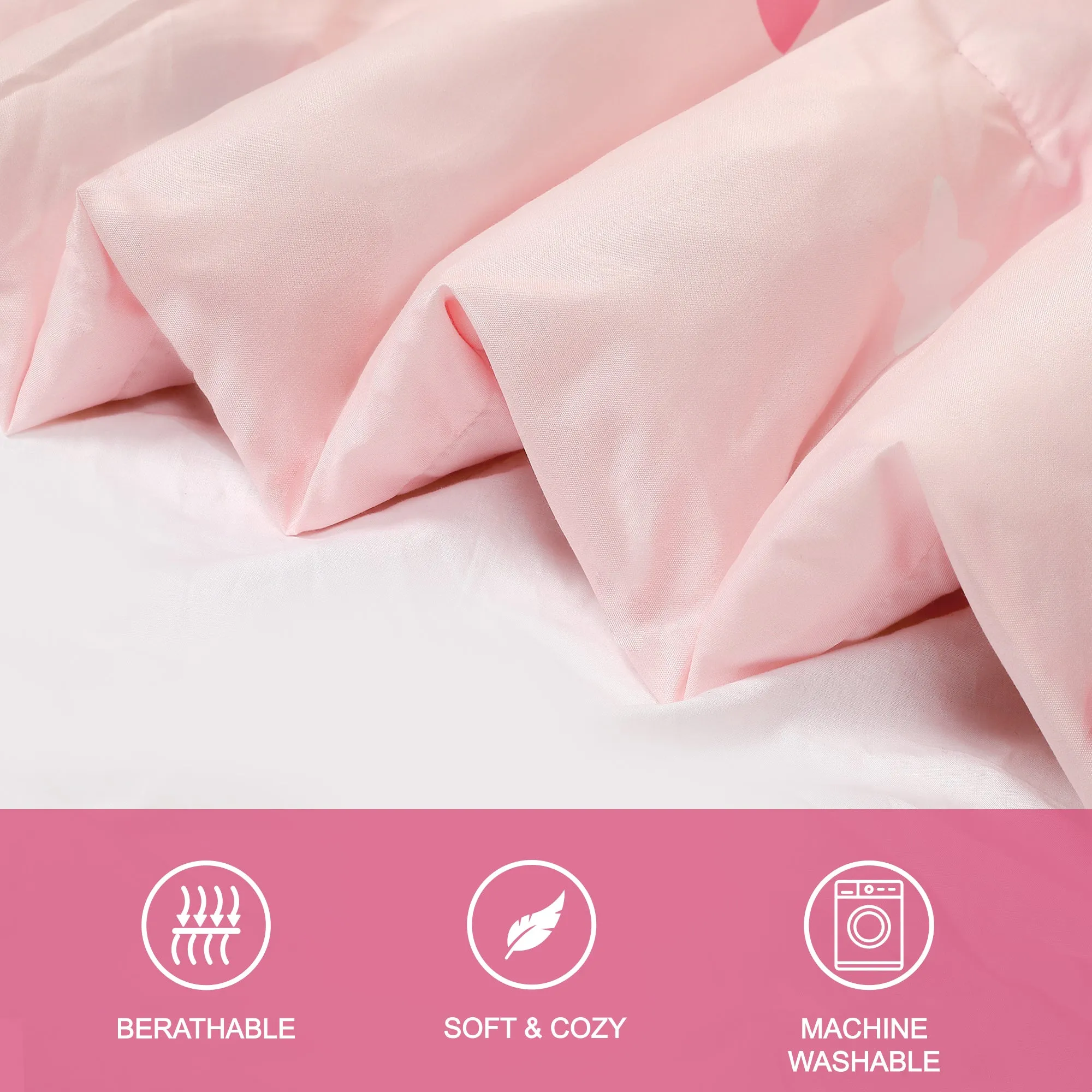 Ensemble de Couette Licorne pour Lit Jumeau