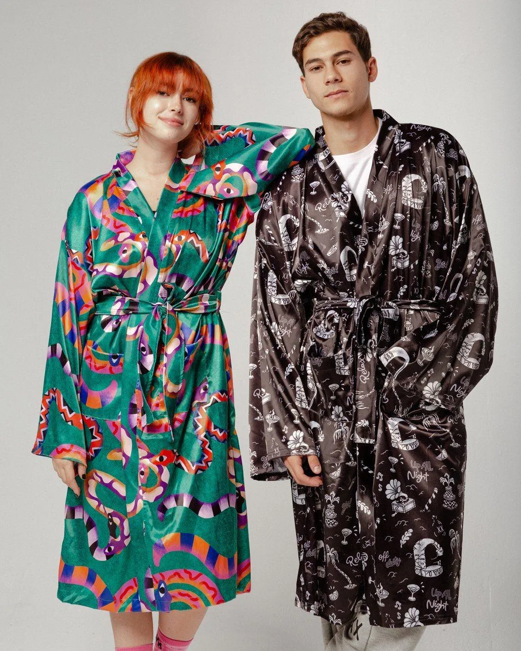 Robe de chambre souple Nuit blanche