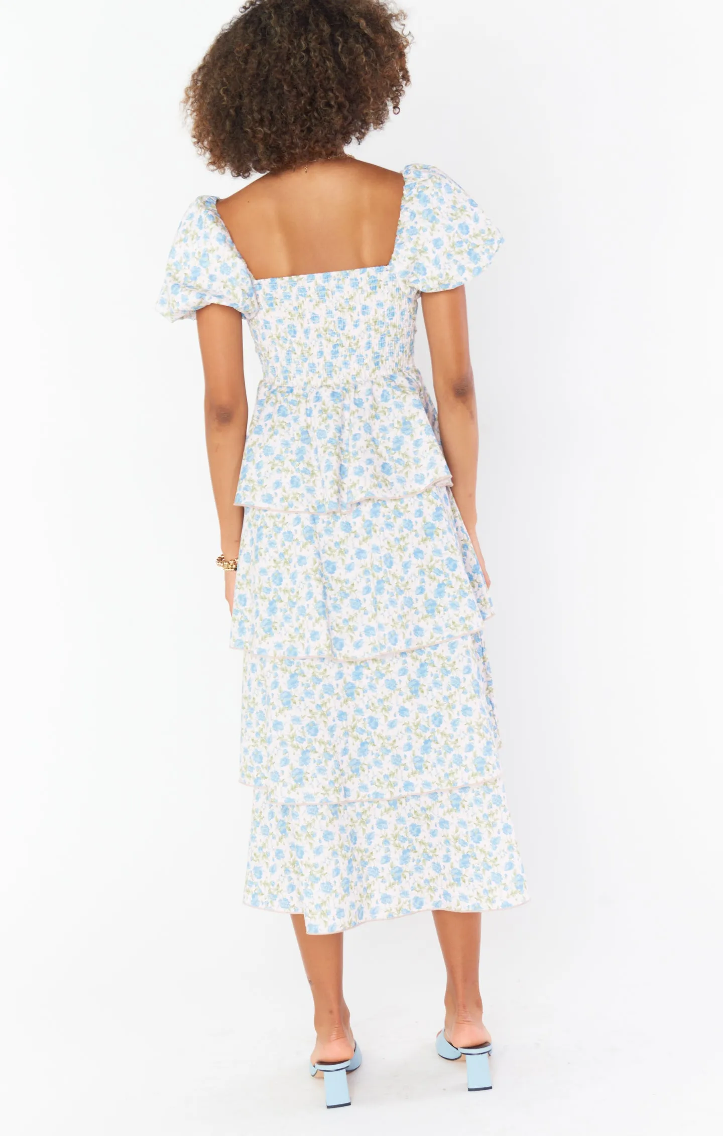 Robe Midi Va Va ~ Rose Charmant