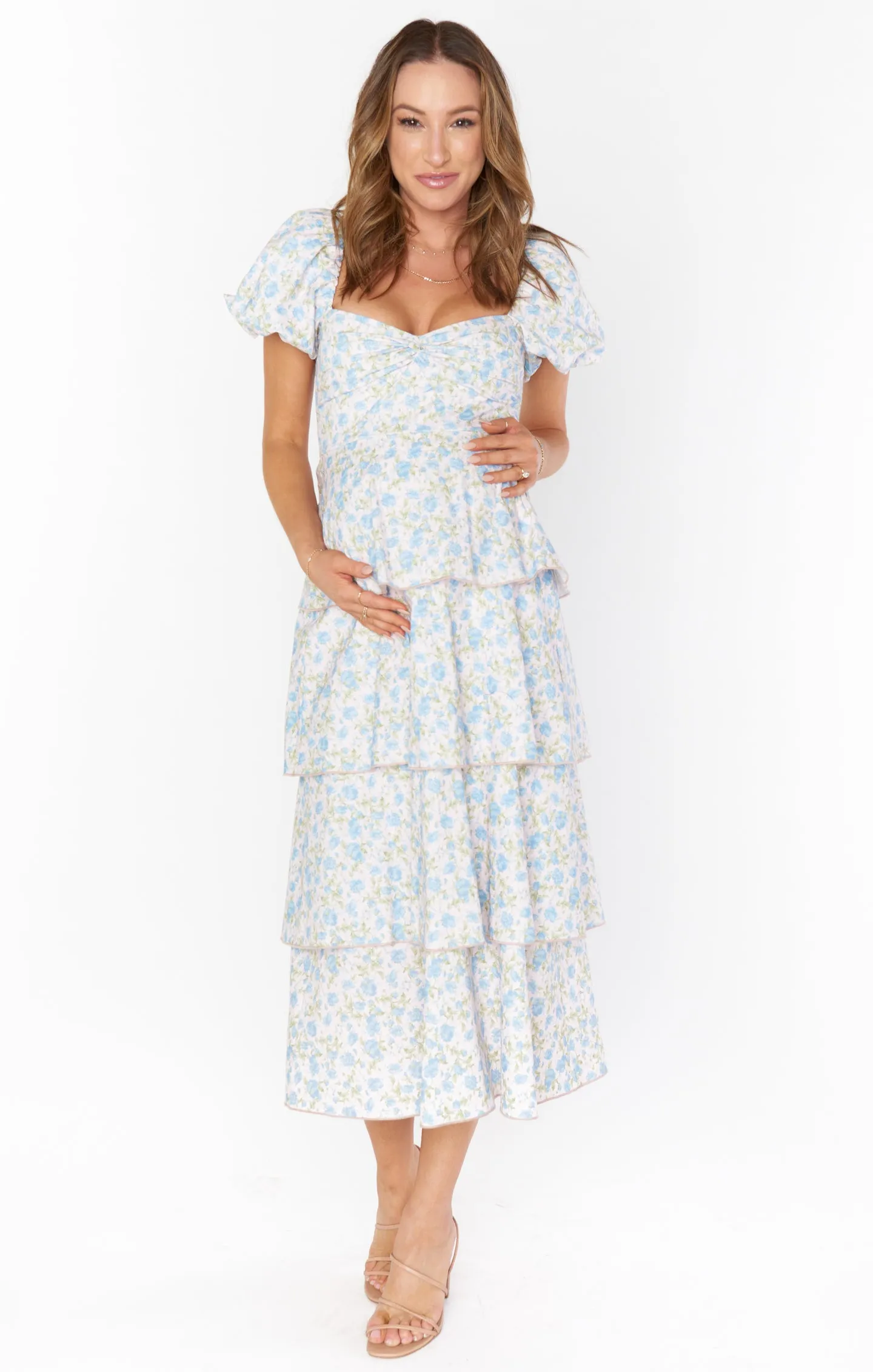 Robe Midi Va Va ~ Rose Charmant