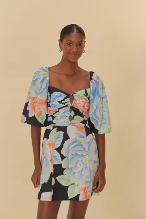 Robe Courte Florale Sofia