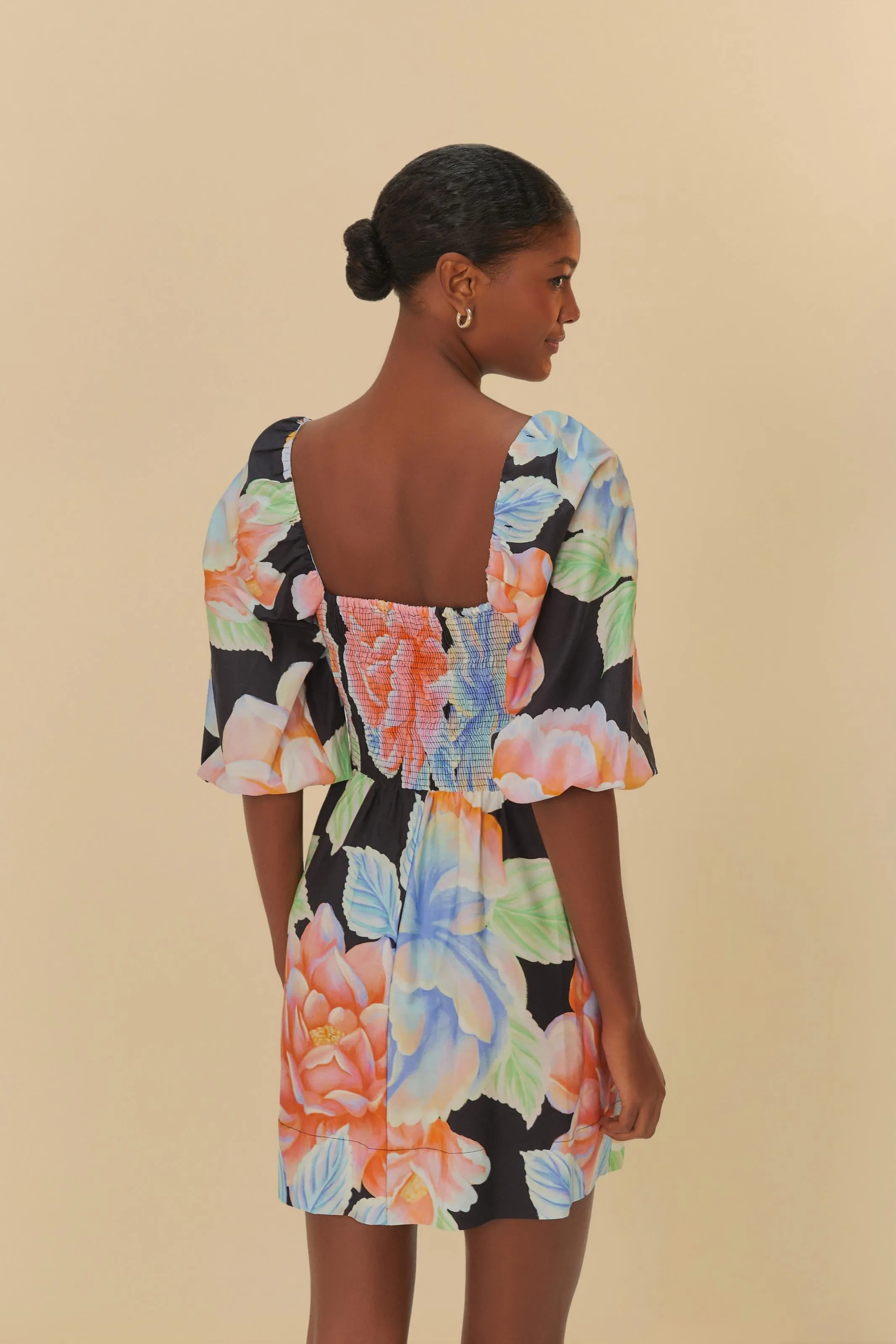Robe Courte Florale Sofia