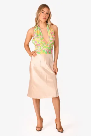 Vince Peach Jupe Midi A-Line Taille XXS