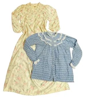 Robes de nuit et peignoirs en flanelle vintage 25 lbs