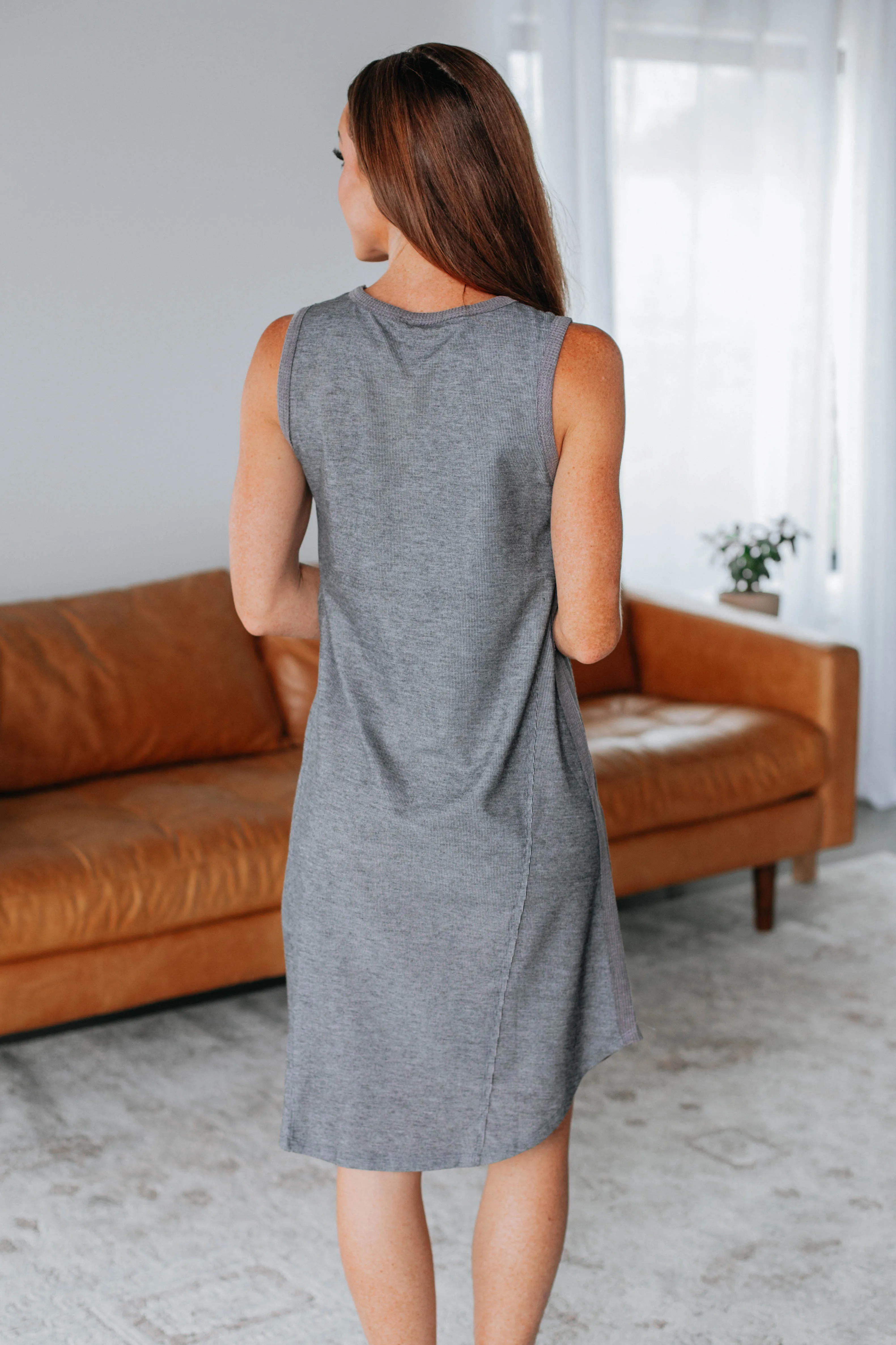 Robe tricotée Wayne - Charbon