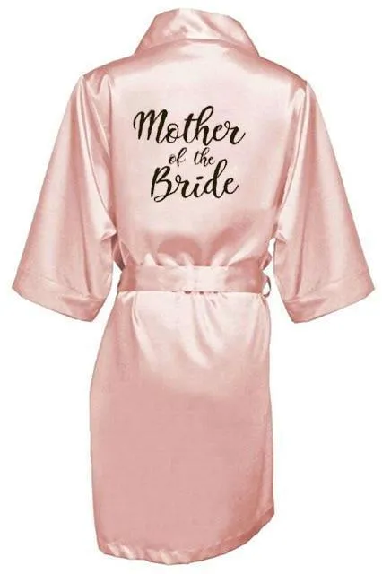 Chemises de nuit de mariée - Peignoir à motifs de lettres
