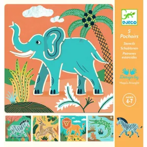 Pochoirs d'Animaux Sauvages