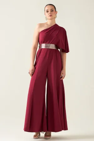 Combinaison Wine Alloy avec ceinture à finition métallique