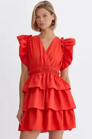 FEMMES EN ROBE ROUGE