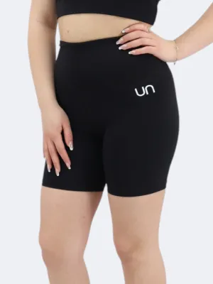 Legging court femme coupé, Noir