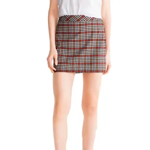 Jupe Plaid Mini pour Femme, Multi