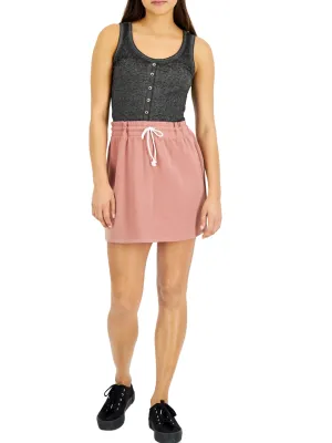 Jupe unie femme, Marron